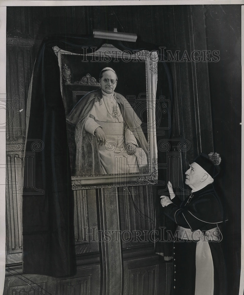 1939 Press Photo Msgr. Michael J. LaValle, Pastor of St. Patrick&#39;s Cathedral as - Historic Images