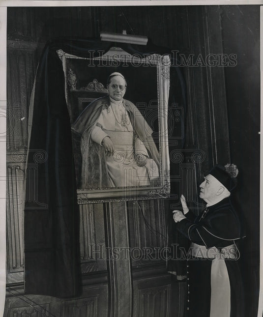 1939 Press Photo Msgr. Michael J. LaValle, Pastor of St. Patrick's Cathedral as - Historic Images