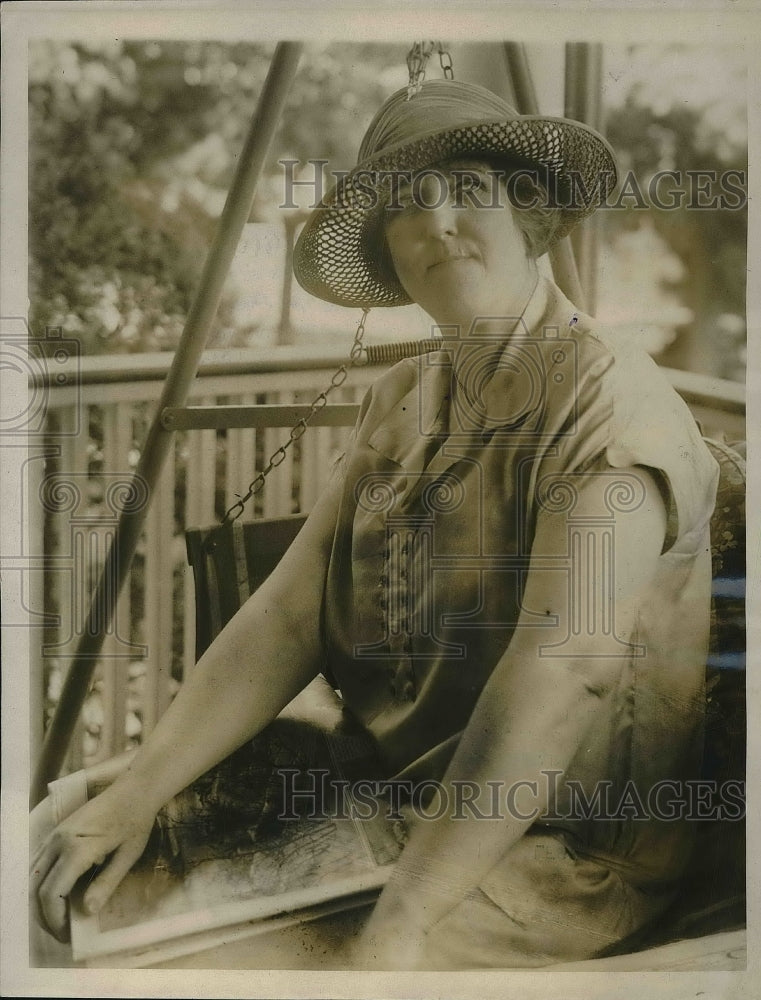 1925 Press Photo Mrs.Marie McKenna Matthews, heiress of St.Paul Railroads. - Historic Images