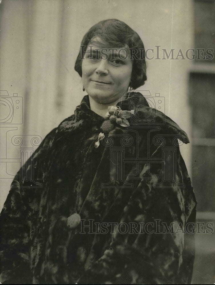 1922 Press Photo Mrs William Johnston Secretary Of Crippled Children&#39;s Mission - Historic Images