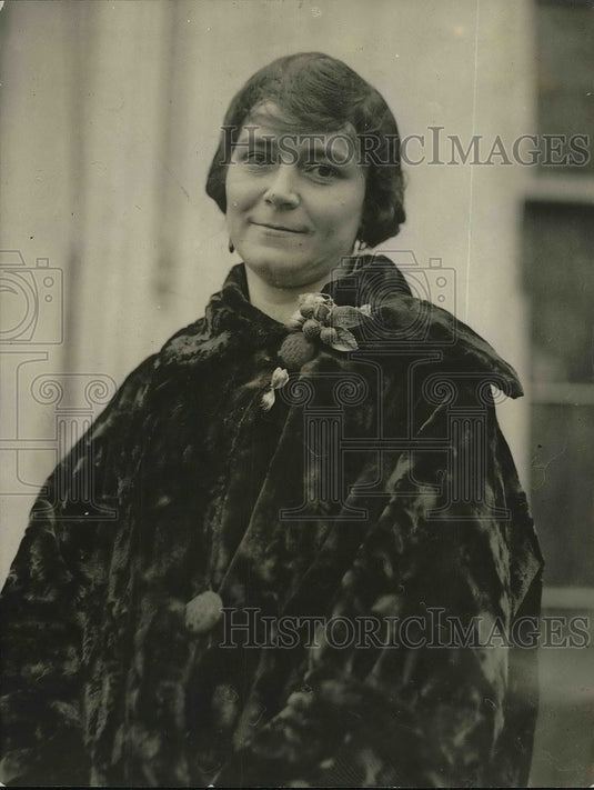 1922 Press Photo Mrs William Johnston Secretary Of Crippled Children's Mission - Historic Images