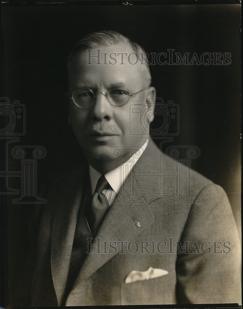 1937 Press Photo James Burgera inspiring treasurer. - Historic Images