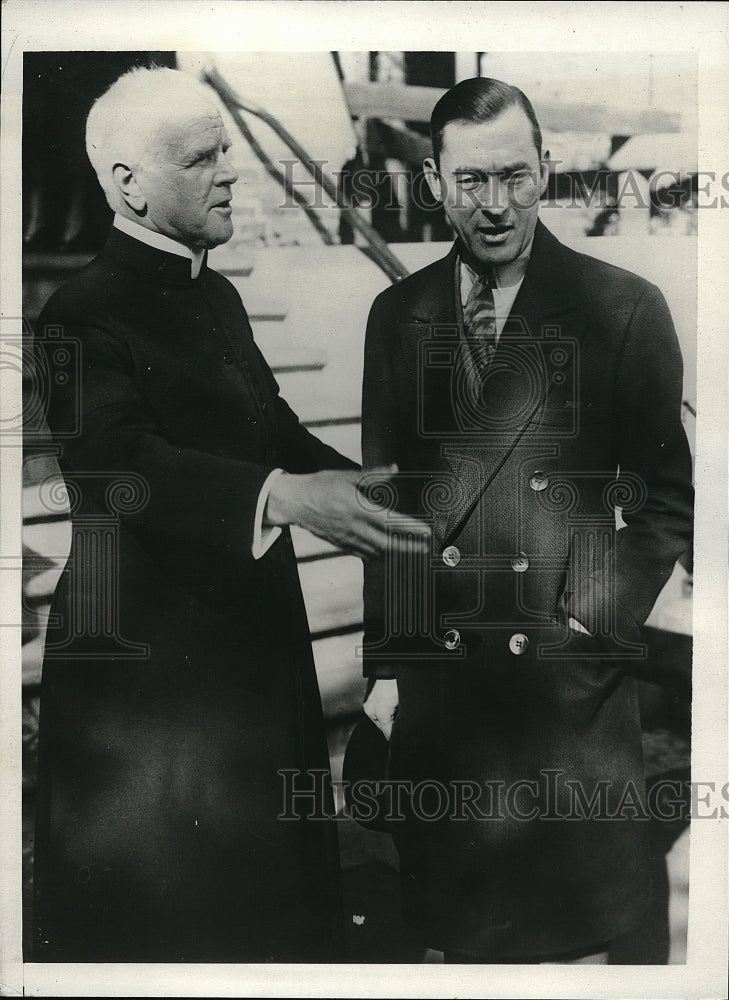 1931 NYC Mayor James J Walker &amp; Rev John Rogers - Historic Images