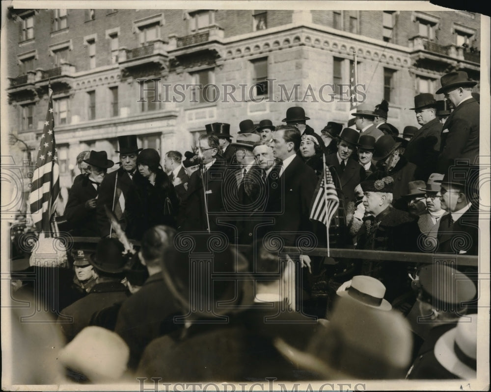 1928 Press Photo Mayor James J. Walker at event - Historic Images