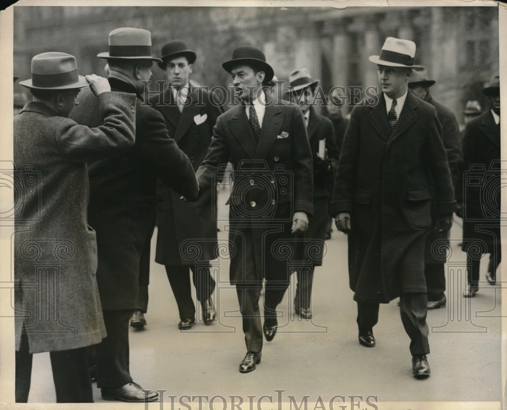 1931 Press Photo Mayor James Walker heading to committee - Historic Images