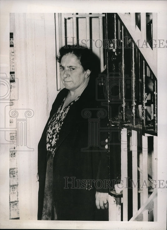 1939 MRs. Grace Giovanotti suspect in poisoning her husband. - Historic Images