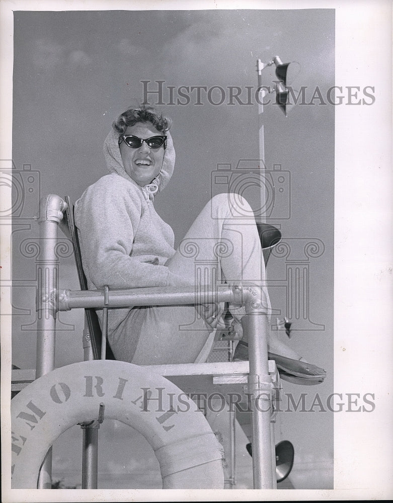 1958 Lifeguard Sally Hinn - Historic Images