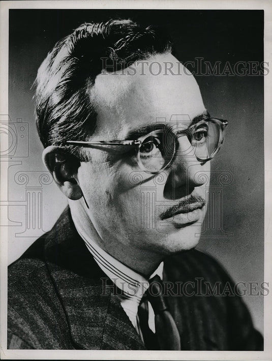 1949 Press Photo James Thrasher, NEA Writer - Historic Images