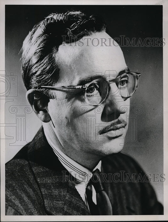1949 Press Photo James Thrasher, NEA Writer - Historic Images
