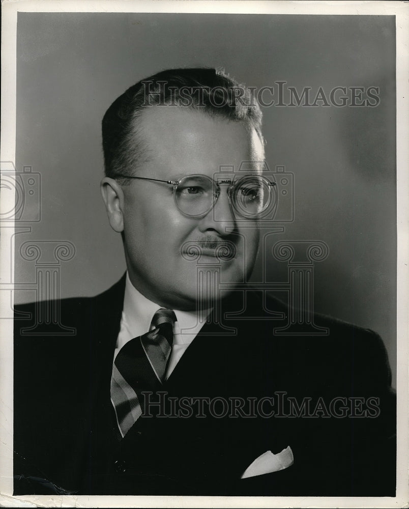 1944 Press Photo Meeting held in the Banquet Room of the Horace Rackman Memorial - Historic Images