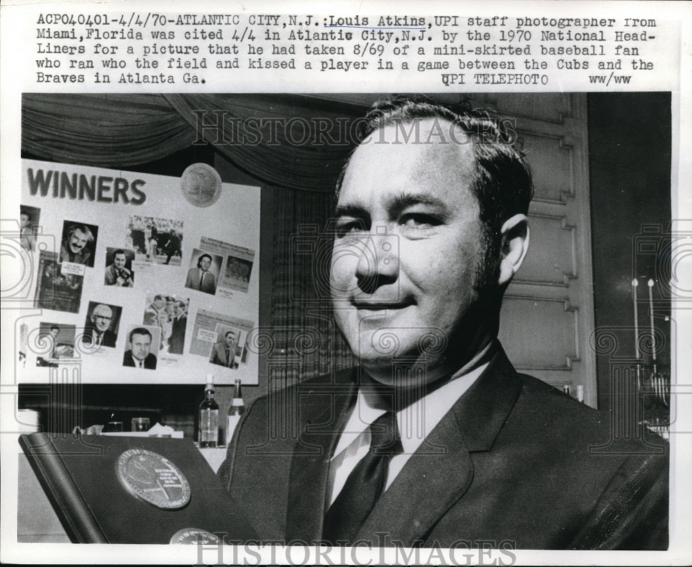 1940 Press Photo Atlantic City,N.J. Louis Atkins,UPI photographer - Historic Images