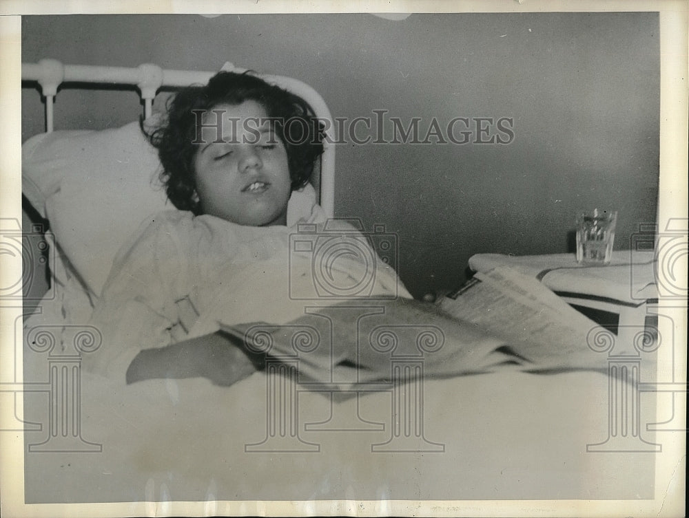 1933 Anita Di Silvestro, Victim of Bomb Blast Destroying Home - Historic Images