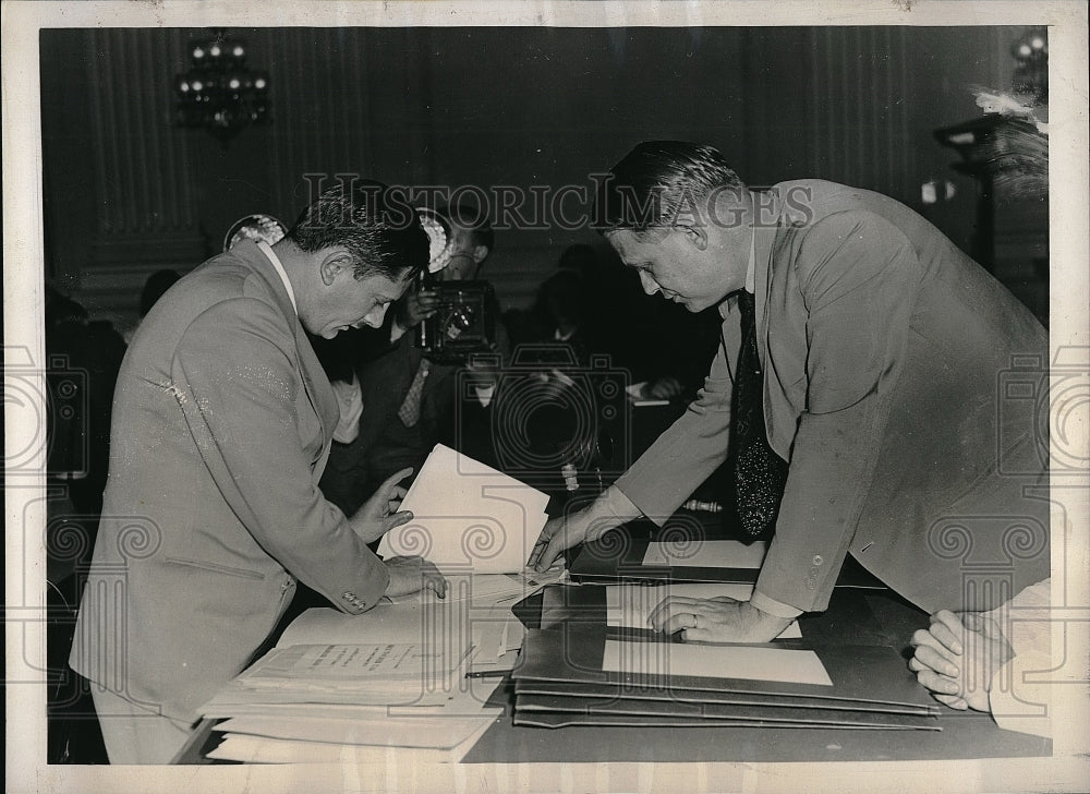 1938 UnAmerican Acts hearing in D.C. J Metcalfe, Martin Dies - Historic Images