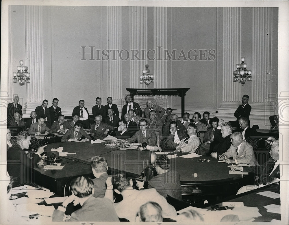 1939 Press Photo John Hamilton, Martin Dies, Un-American Activities Committee-Historic Images