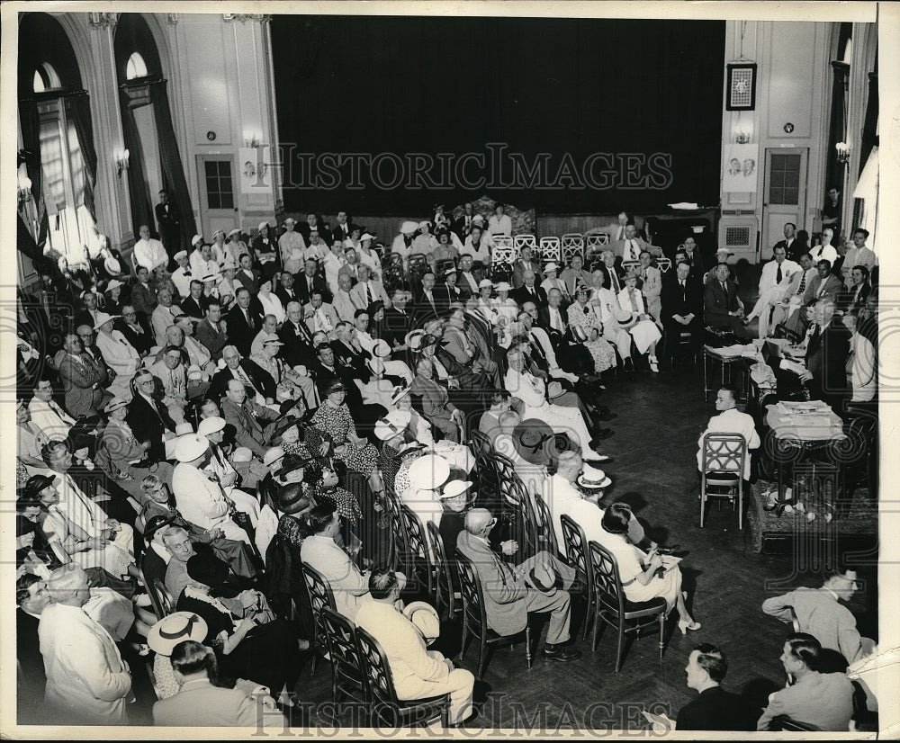 1936 Press Photo Texas Jack Garner Re-election Campaign for Vice President-Historic Images