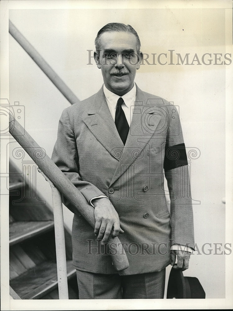 1935 Prince Eugene De Ligne Counselor at Belgian Embassy - Historic Images