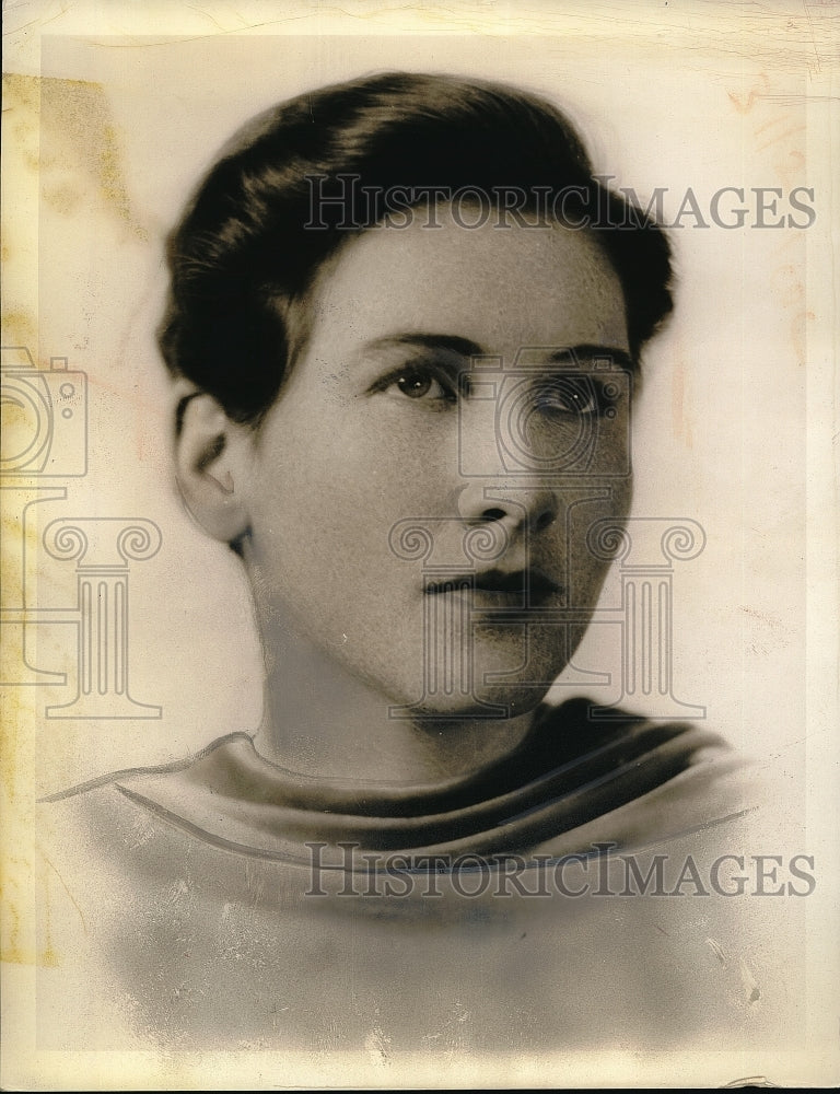1933 Press Photo Miss Jane Dahlman Historic Images