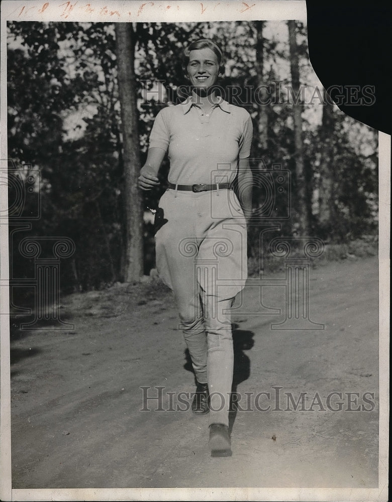 1932 Press Photo Mrs. Curtis Dall, Daughter of President Franklin D. Roosevelt - Historic Images