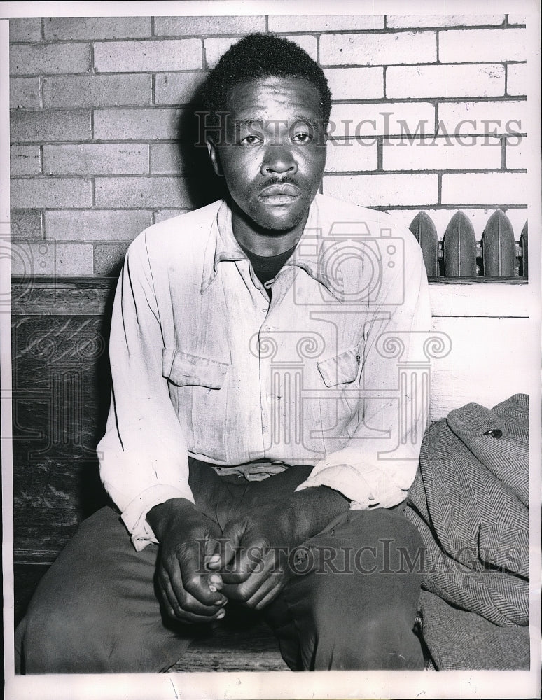 1958 Chicago, Ill. Isaac Wilson questioned about arson case - Historic Images