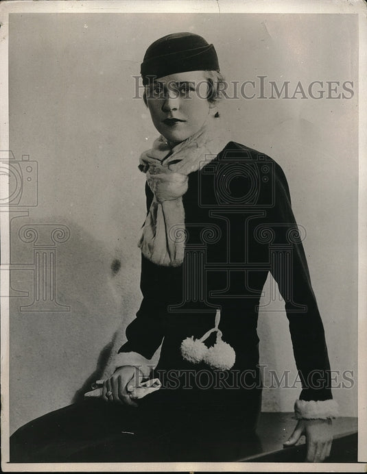 1933 Helen D'Arcy as she appeared at the shot-Historic Images