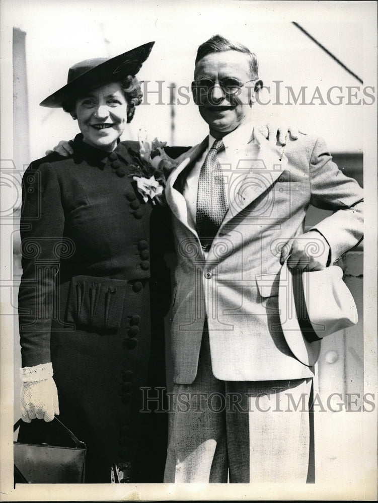 1939 Press Photo Mrs Patrick Dollan Wife of the Lord of Provost Scotland - Historic Images