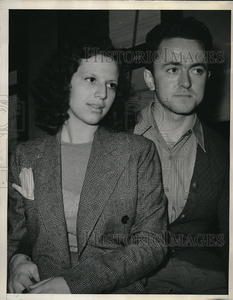 1939 Hilda Dixon With Fiance Byron Easley Accuse Her Stepfather - Historic Images