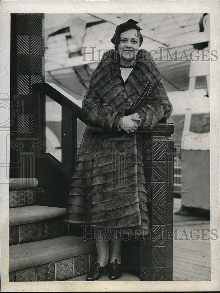 1932 Press Photo Miss Hazel Rogers - Historic Images