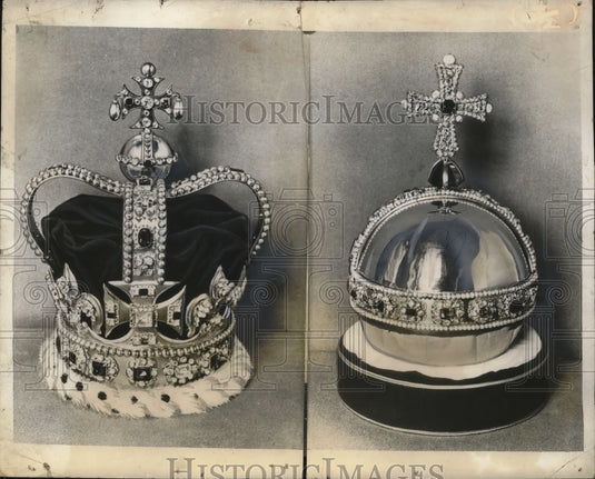 1936 Press Photo London Crowns-Historic Images