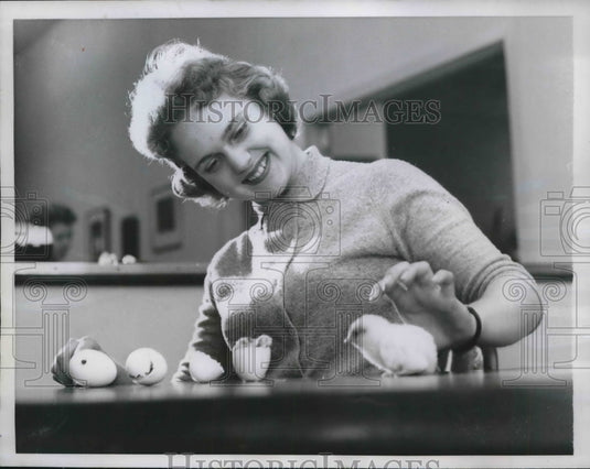 1959 Press Photo Kay Klingaman, Miss OYF - Historic Images
