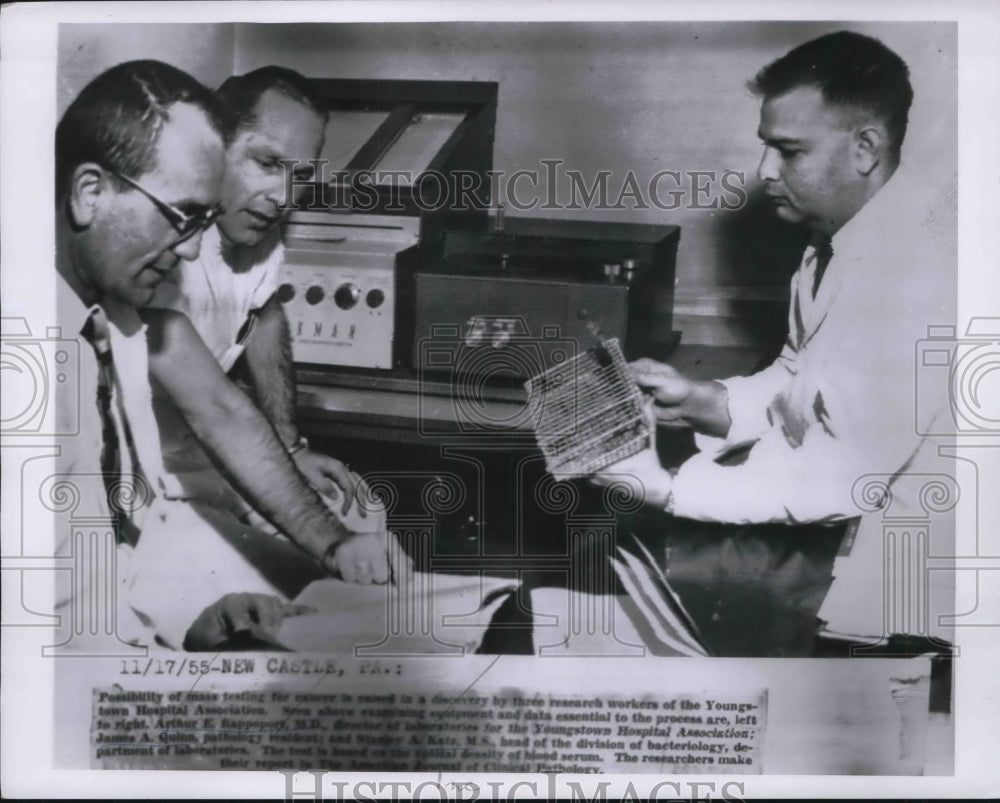 1955 Press Photo Youngstown Hospital Association - Historic Images