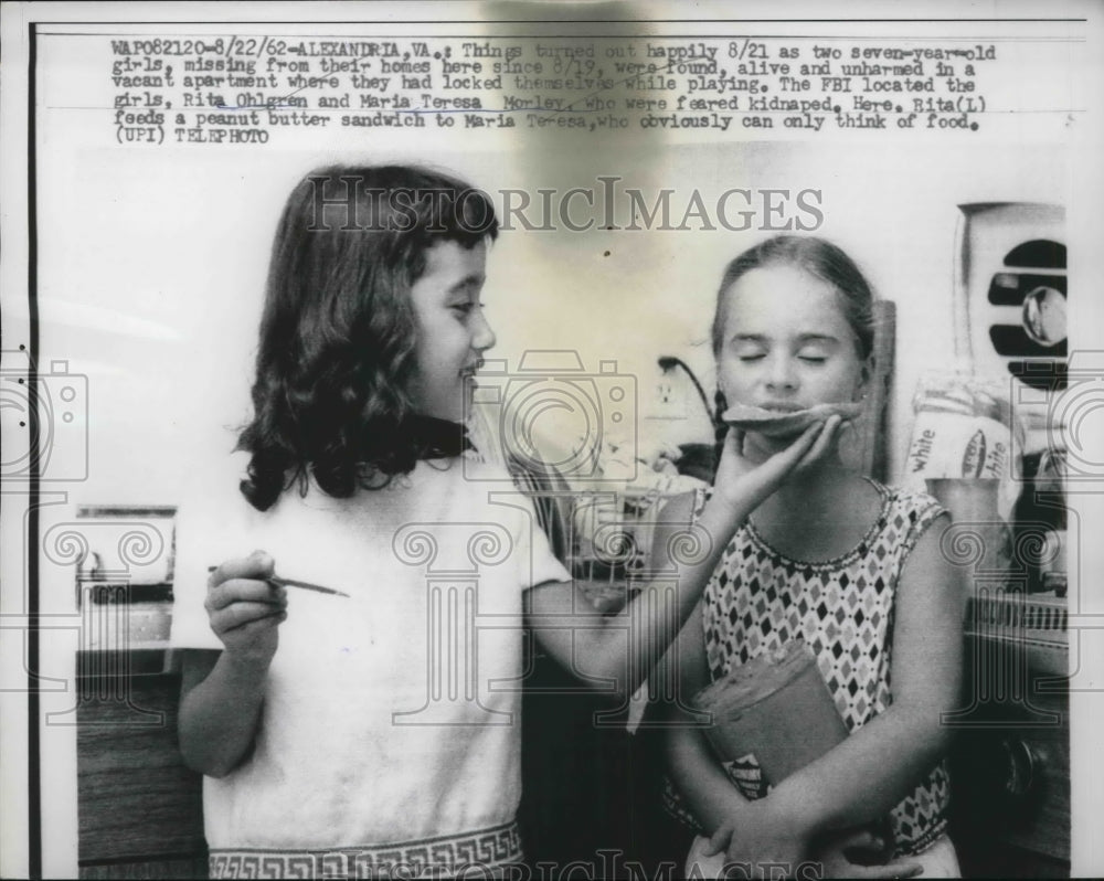 1962 Rita Olgren, Maria Teresa playing - Historic Images