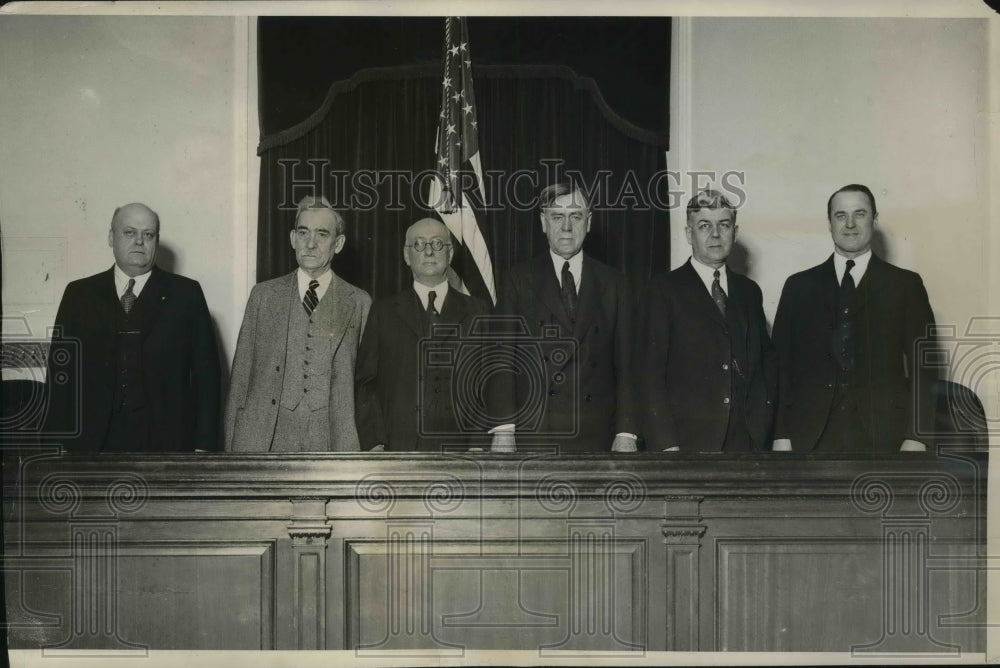 1932 Press Photo Ara Ornburn, Lincoln Dixon, Thomas Walker, Robert O'Brein - Historic Images