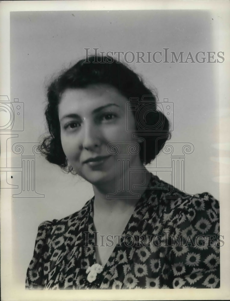 1939 Press Photo Rosalie Weber Birmingham Alabama US Typing Team - Historic Images