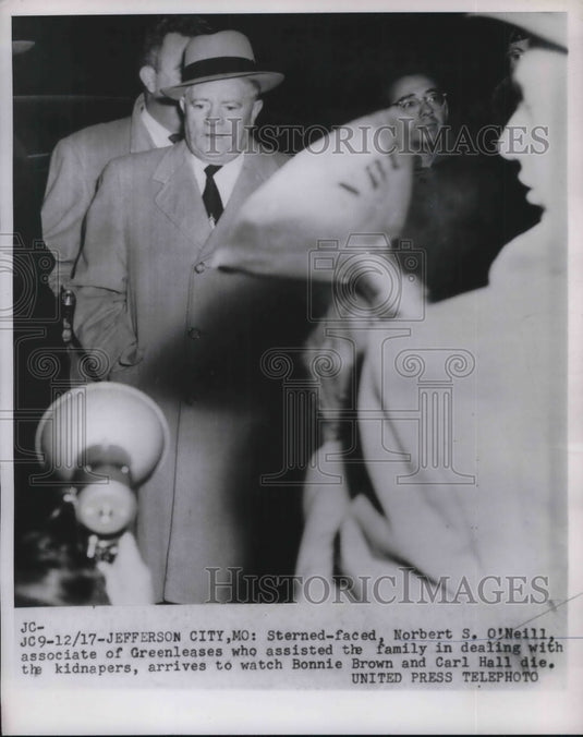 1953 Press Photo Norbert S O'Neill Associate of Greenleases - Historic Images