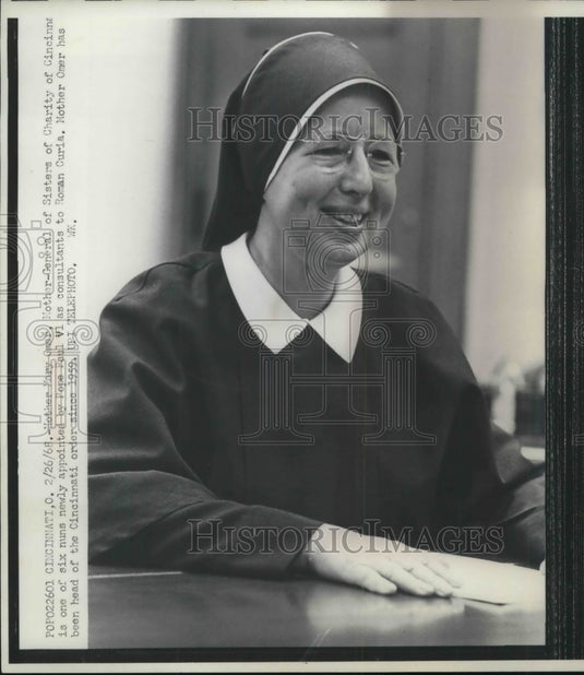1968 Press Photo Mother Mary Owen of the Sisters of Charity - Historic Images