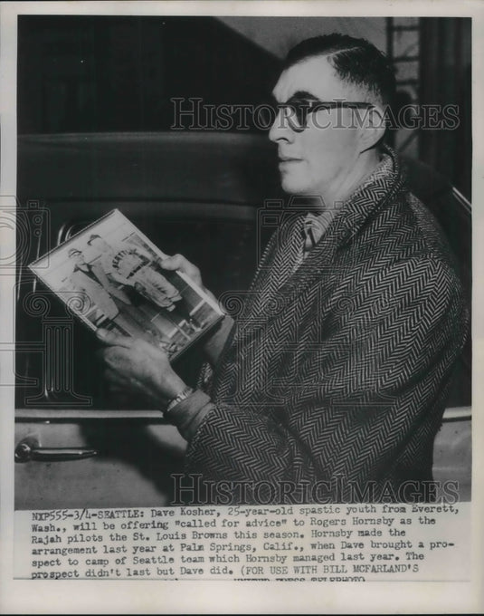 1952 Dave Kosher of the St. Louis Browns - Historic Images