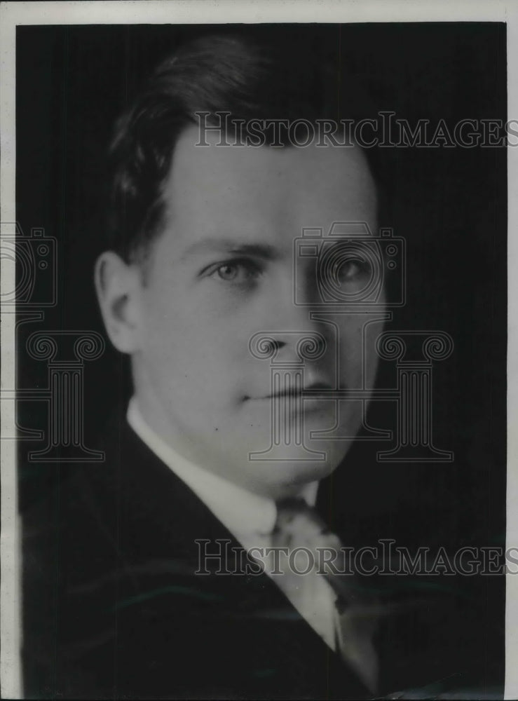 1934 Press Photo Edward Foss succeeded his father as President of Wilson &amp; Co. - Historic Images