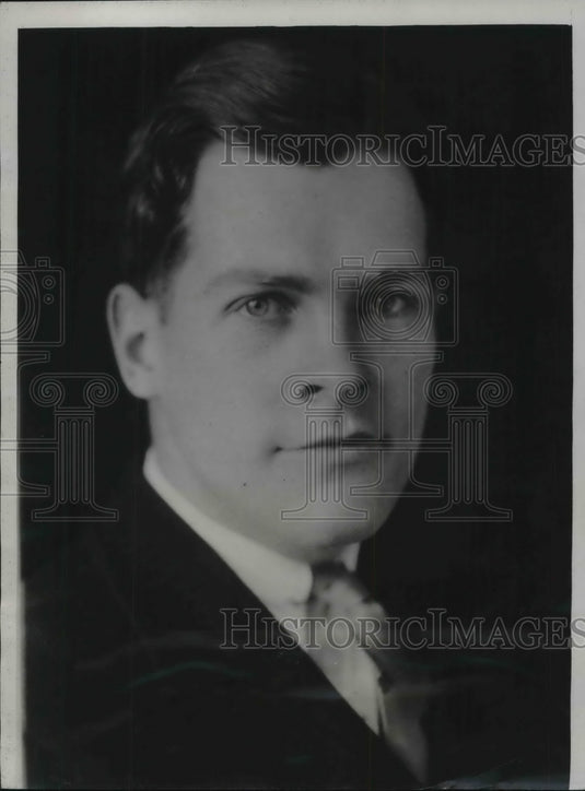 1934 Press Photo Edward Foss succeeded his father as President of Wilson & Co. - Historic Images