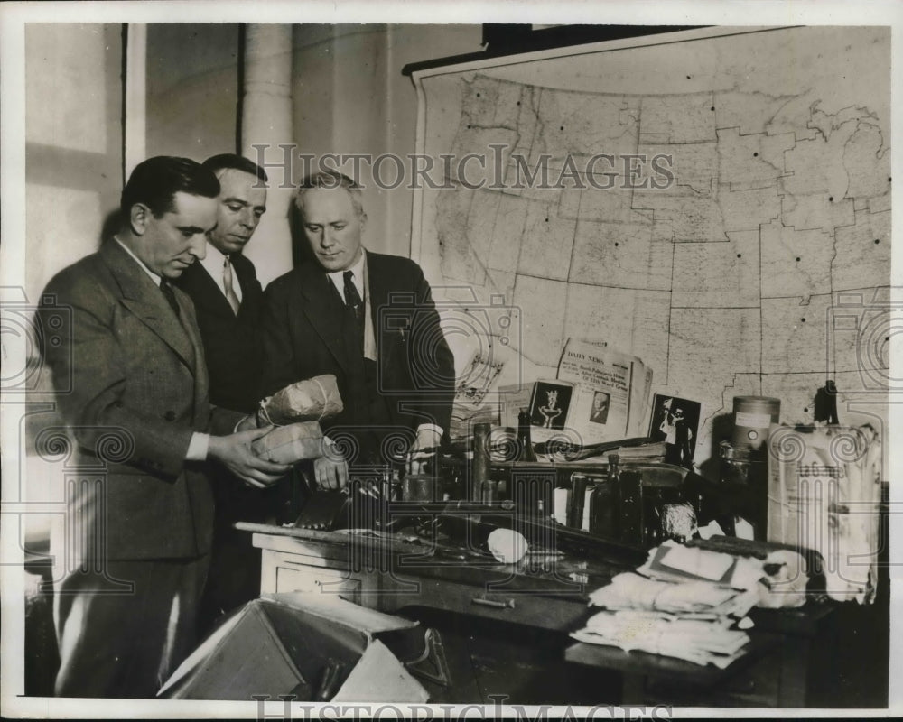 1932 Murray Garbson, L. J. Alpine &amp; George Yunker, Chicago Policeman-Historic Images