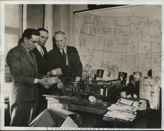 1932 Murray Garbson, L. J. Alpine & George Yunker, Chicago Policeman-Historic Images