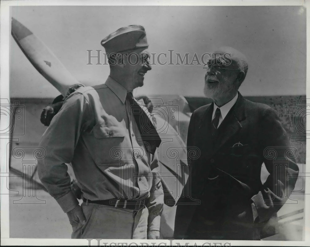 1940 Oldest flying student in the country William Clarke with - Historic Images