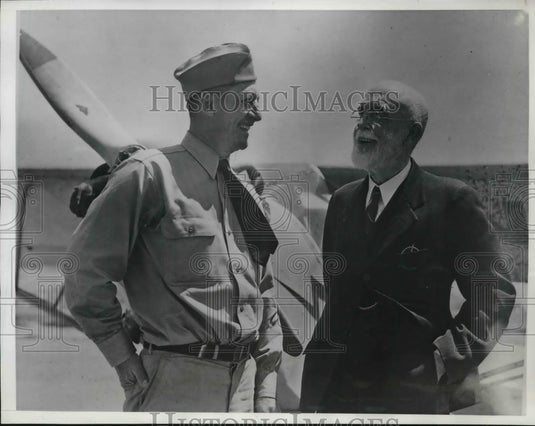 1940 Oldest flying student in the country William Clarke with - Historic Images