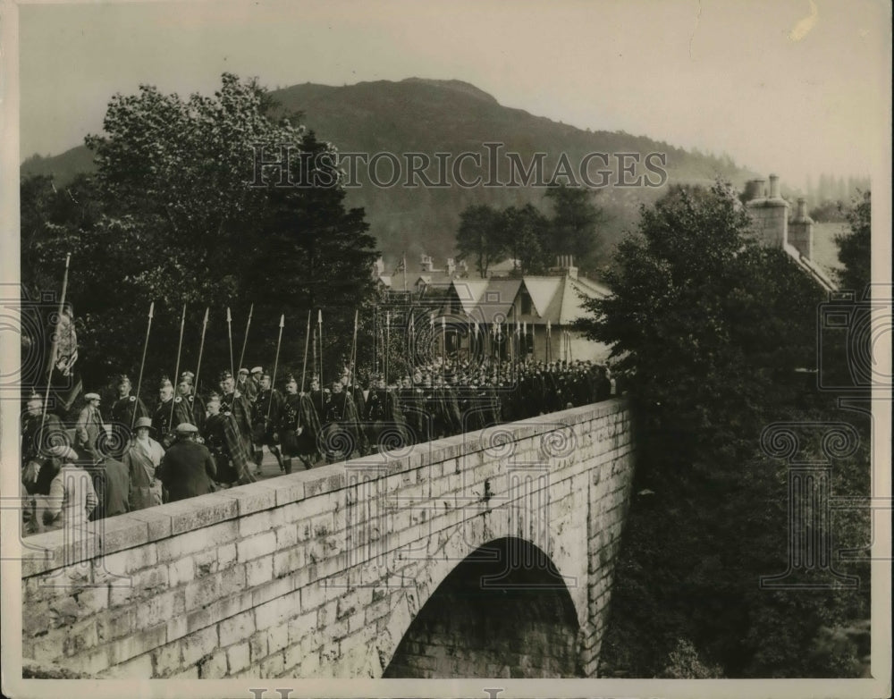 1927 Press Photo Cluny Bridge at Scotland Games - Historic Images