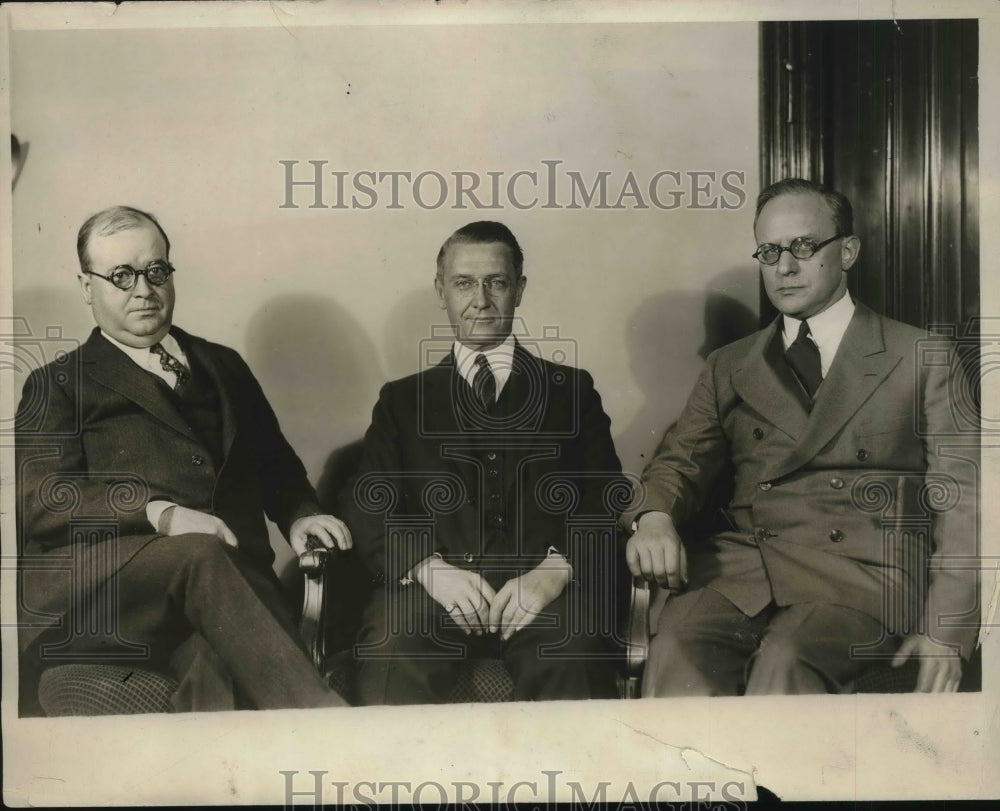 1929 Press Photo Howard Davis New York Herald Tribune &amp; EH Butler Treasurer - Historic Images