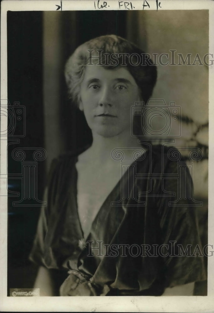 1929 Press Photo Mrs. Marlbousy Churchill Wife Of Maj. General - Historic Images