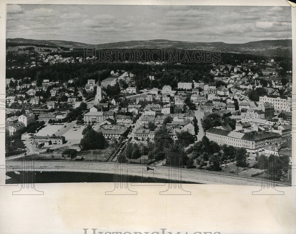 1940 Town of Hamar where Norwegian Government established itself - Historic Images