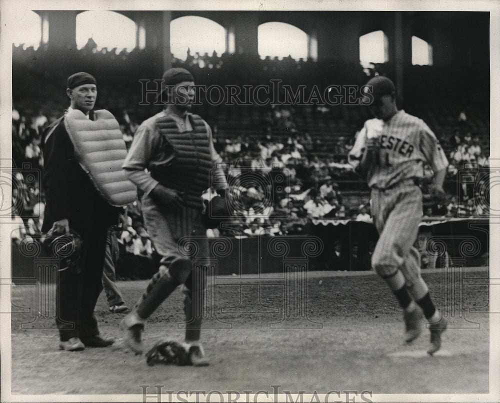 1926 Press Photo Mallet Of "Orcester" Scoring In Slach-Historic Images