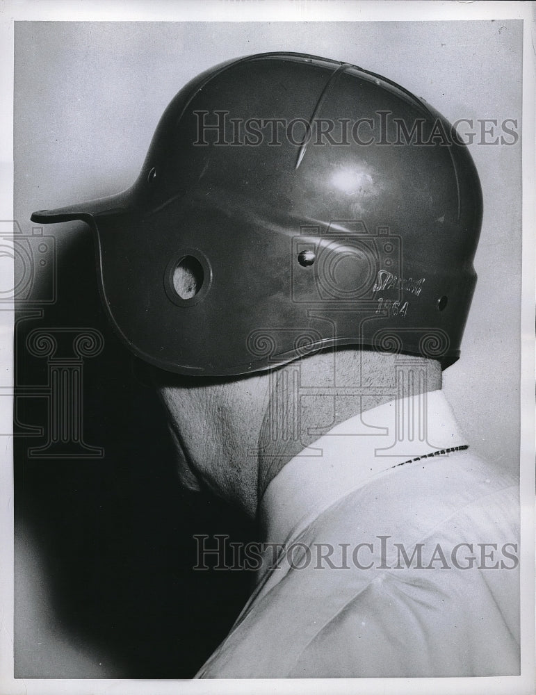 1960 New Baseball Helmet-Historic Images