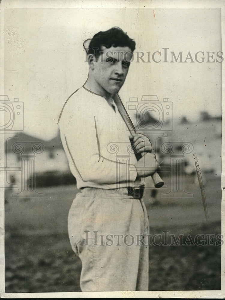 1931 Al Hildebrand, 3rd baseman Univ of S Calif. - Historic Images