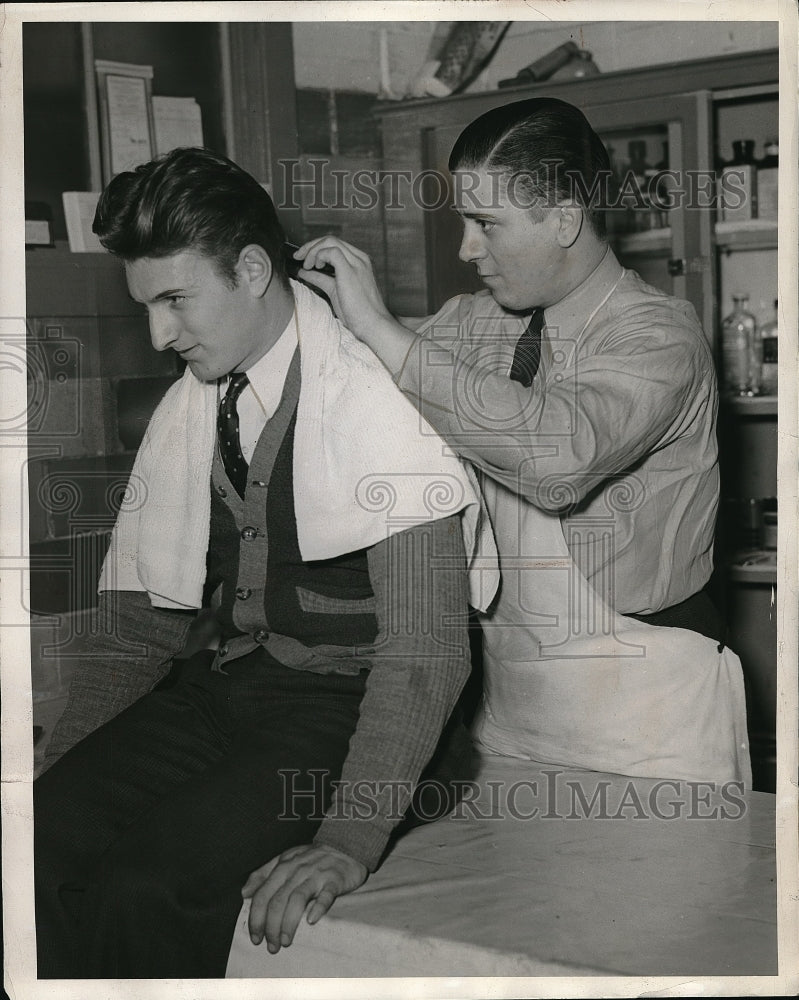 1940 Press Photo Frank Carbon, captain of Butler University Baseball Team - Historic Images